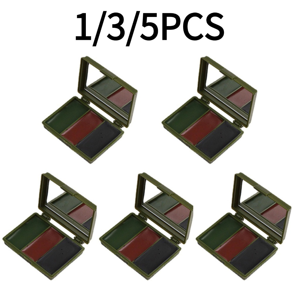 Camo Face Paint - 1/3/5PCS Portable Camouflage Face Paint For