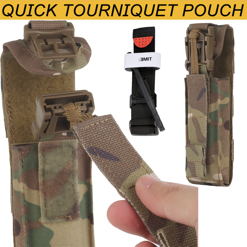 Hunting Outdoor Apparel - Tactical Outdoor Quick tourniquet pouch MOLLE