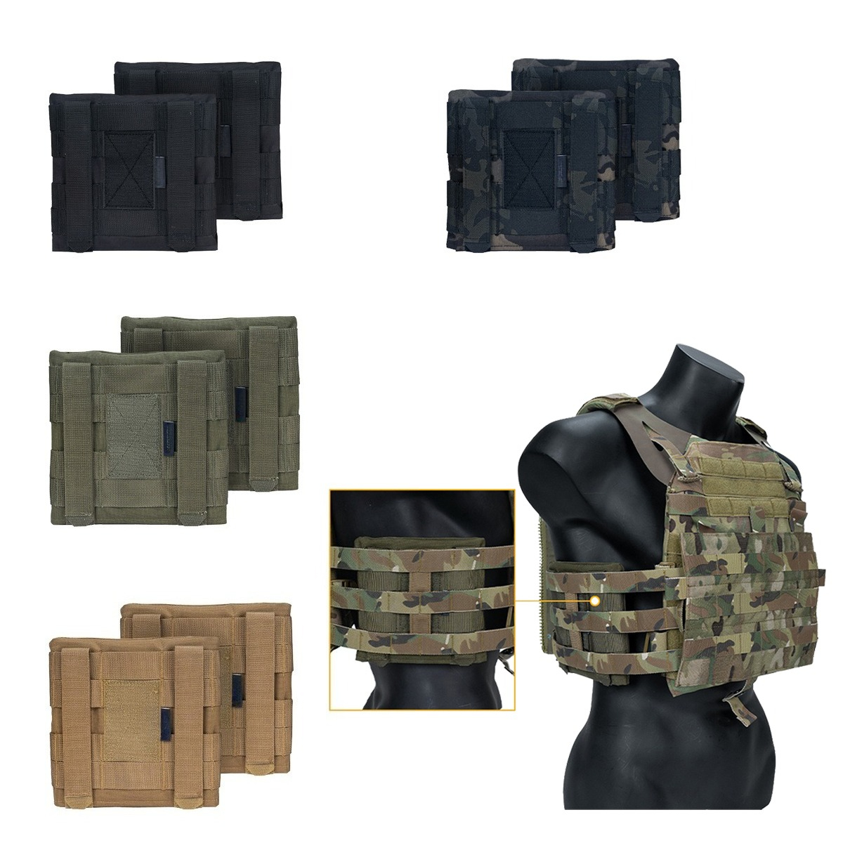 Hunting Outdoor Store - Tactical Side Plate Pouch For JPC2.0