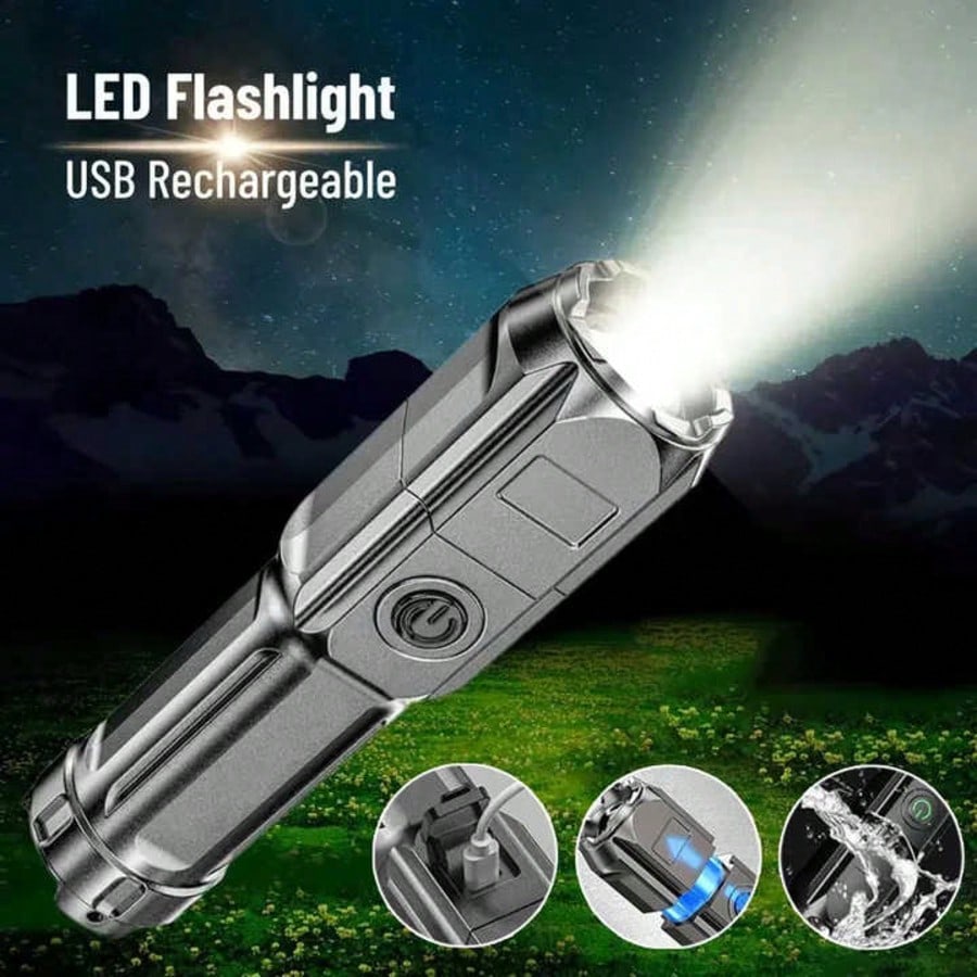 Hunting Fishing Outdoor - High Power Camping Flashlight Led Fishing