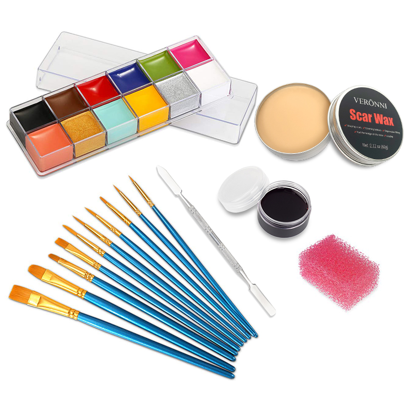 12/20 Colors Face Body Paintin – Camo Face Paint Bewertung und Preis