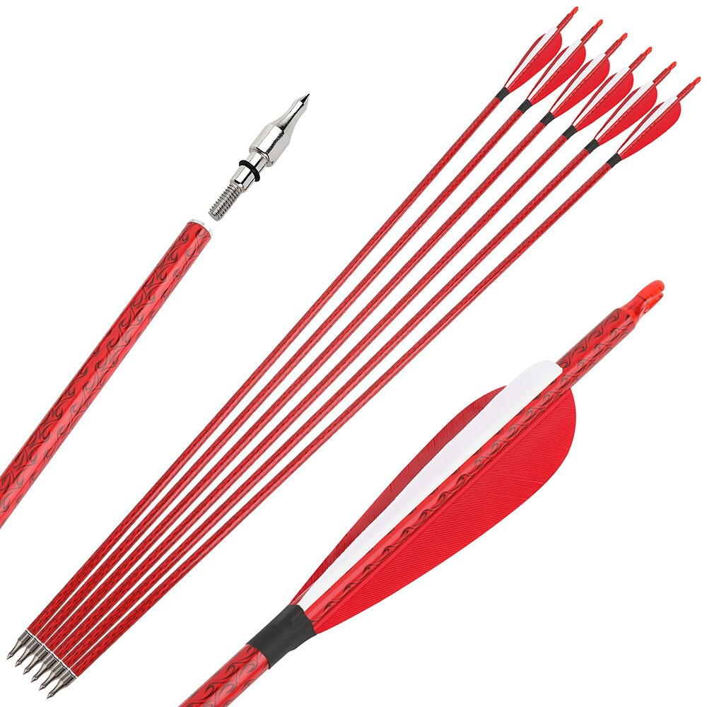 Mixed Carbon Arrows 12pcs 31.5 – Arrow Carbon Shaft Bewertung und Preis