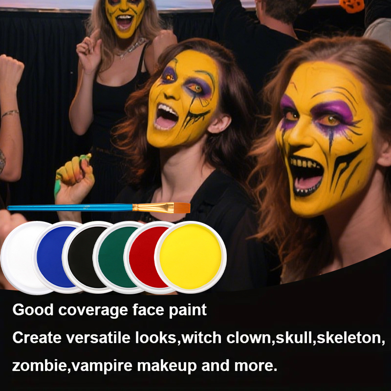 Single-color water-soluble fac – Camo Face Paint Bewertung und Preis