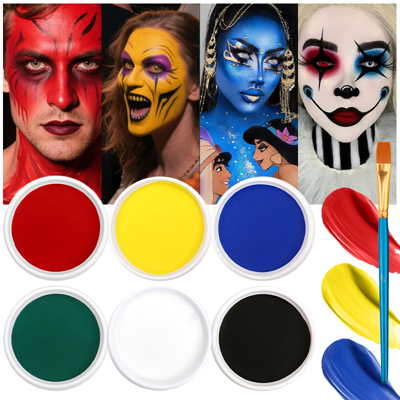 Single-color water-soluble fac – Camo Face Paint Bewertung und Preis