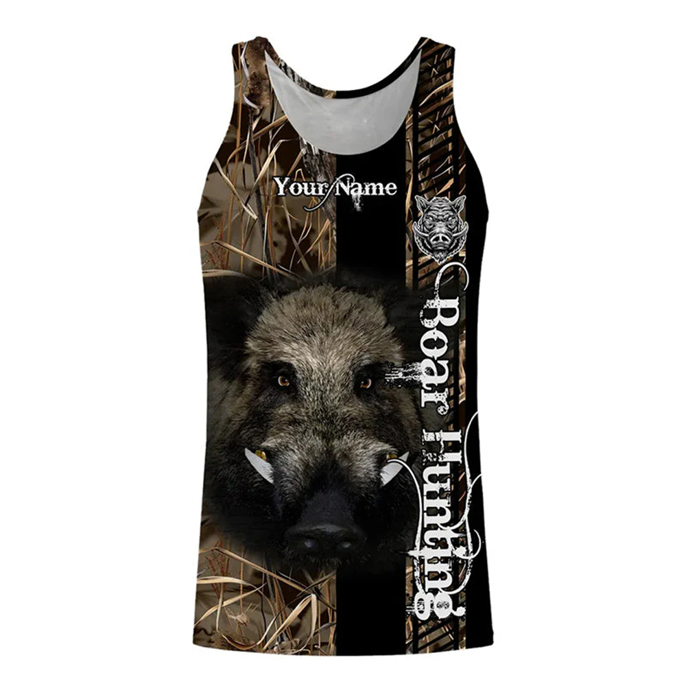 Custom Name Boar Hunter Tank T – Outdoor Hunting Dogs Bewertung und Preis