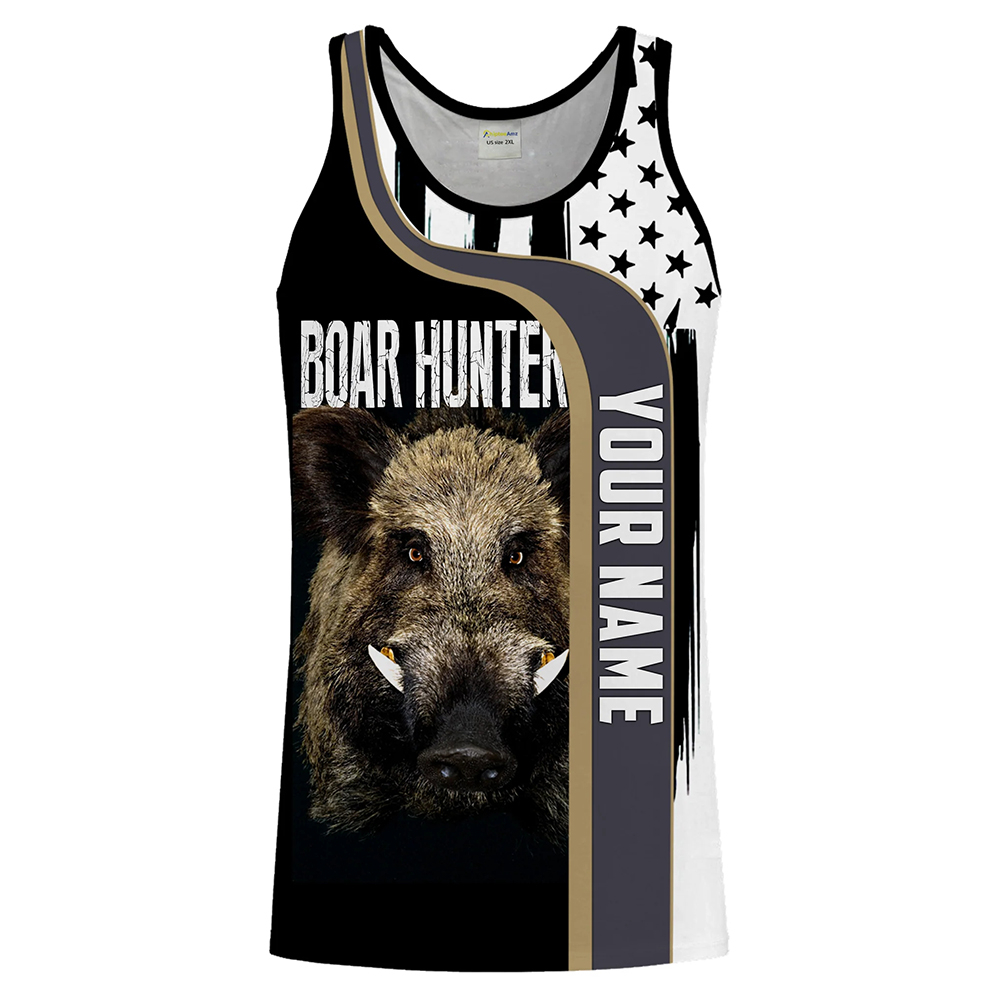 Custom Name Boar Hunter Tank T – Outdoor Hunting Dogs Bewertung und Preis