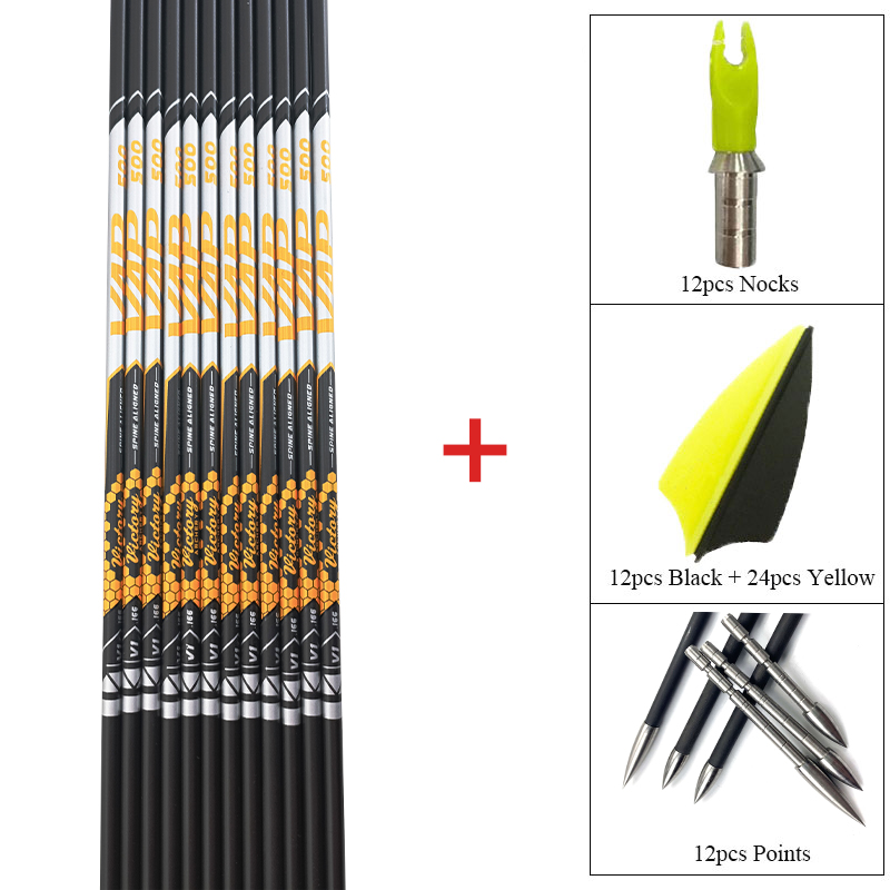 12pcs DIY Archery ID 4.2mm Spi – Arrow Carbon Shaft Bewertung und Preis