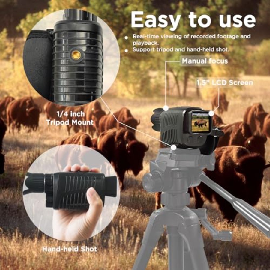 Night Vision Monocular, 1080p  – Monocular Night Vision Bewertung und Preis