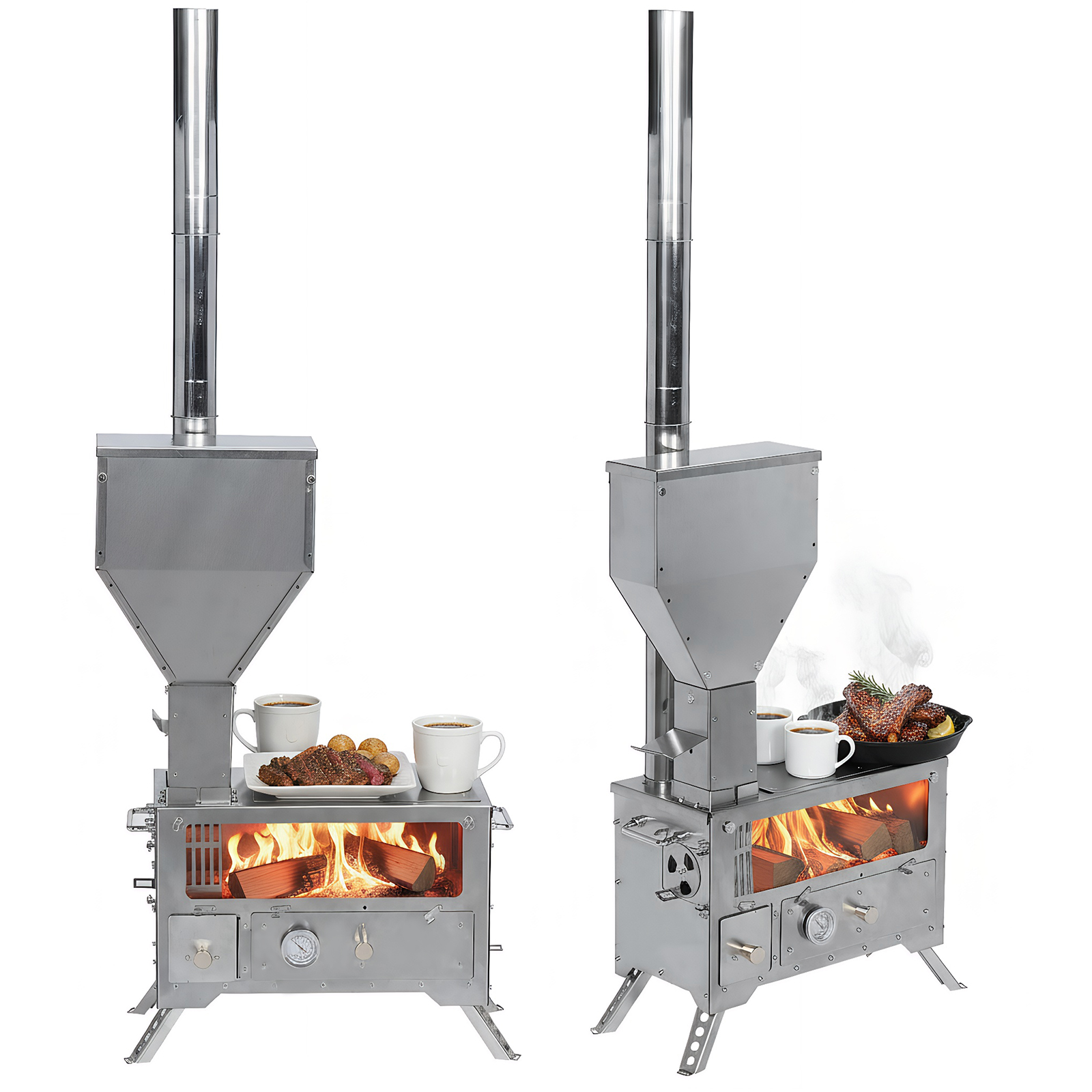 Portable Wood-Burning Camp Sto – Hunting Fishing Outdoor Bewertung und Preis