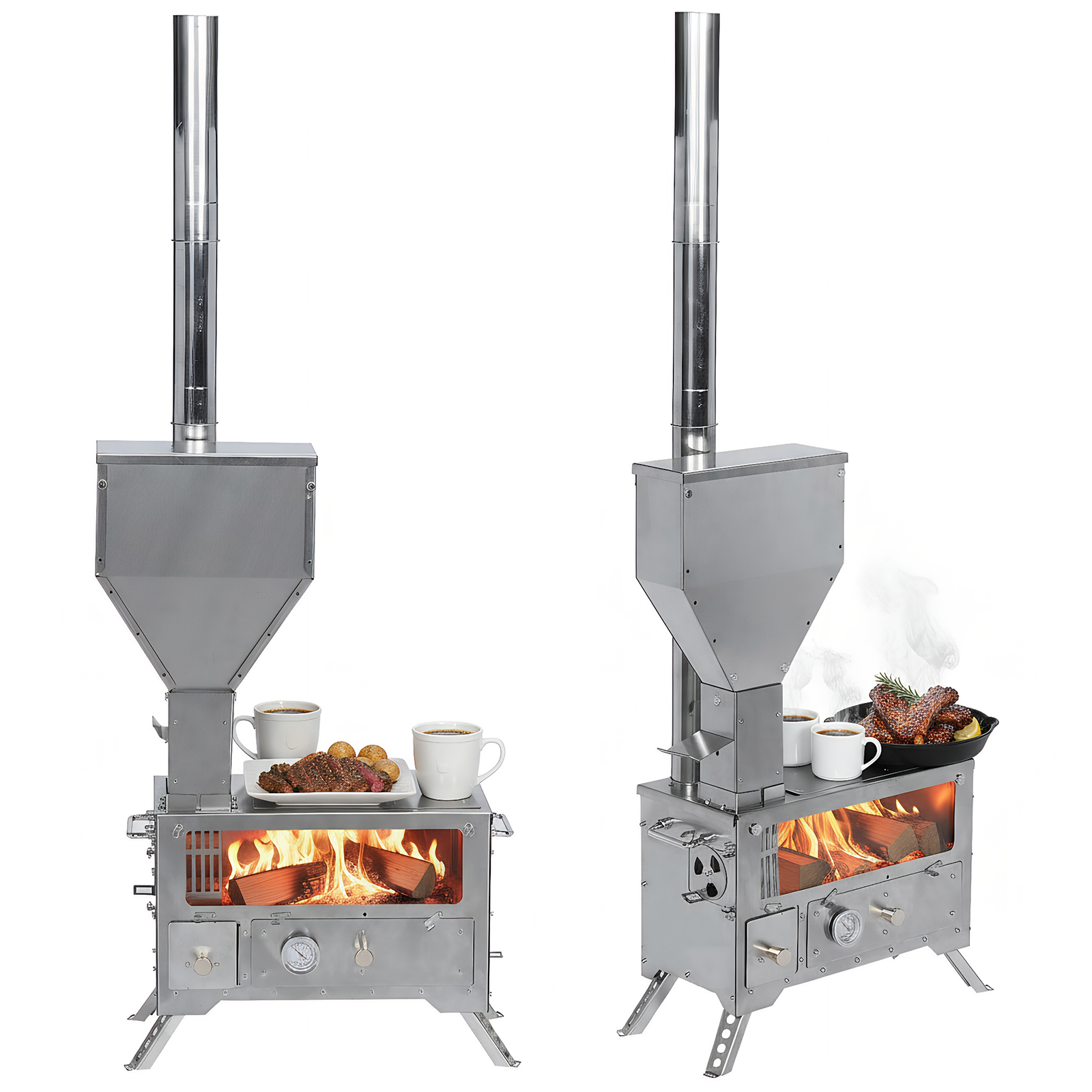 Portable Wood-Burning Camp Sto – Hunting Fishing Outdoor Bewertung und Preis