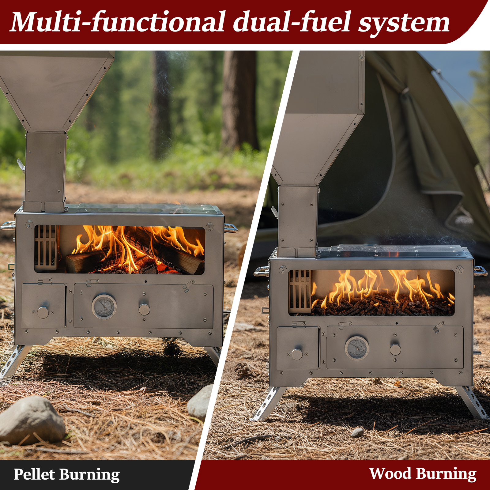 Wood Burning Fireplace with Ch – Hunting Fishing Outdoor Bewertung und Preis