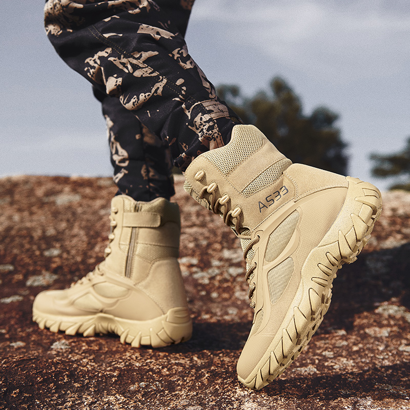 Men Tactical Boot Safety Anti- – Hunting Outdoor Brands Bewertung und Preis