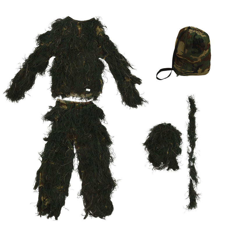 ABHS-5 In 1 Ghillie Suit,3D Ca – Hunting Outdoor Apparel Bewertung und Preis