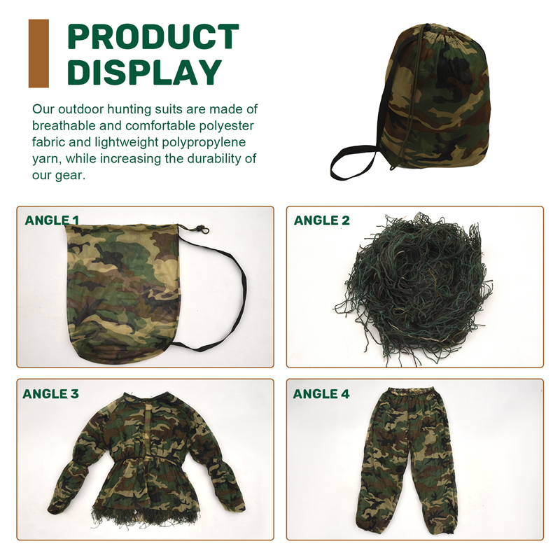 ABHS-5 In 1 Ghillie Suit,3D Ca – Hunting Outdoor Apparel Bewertung und Preis
