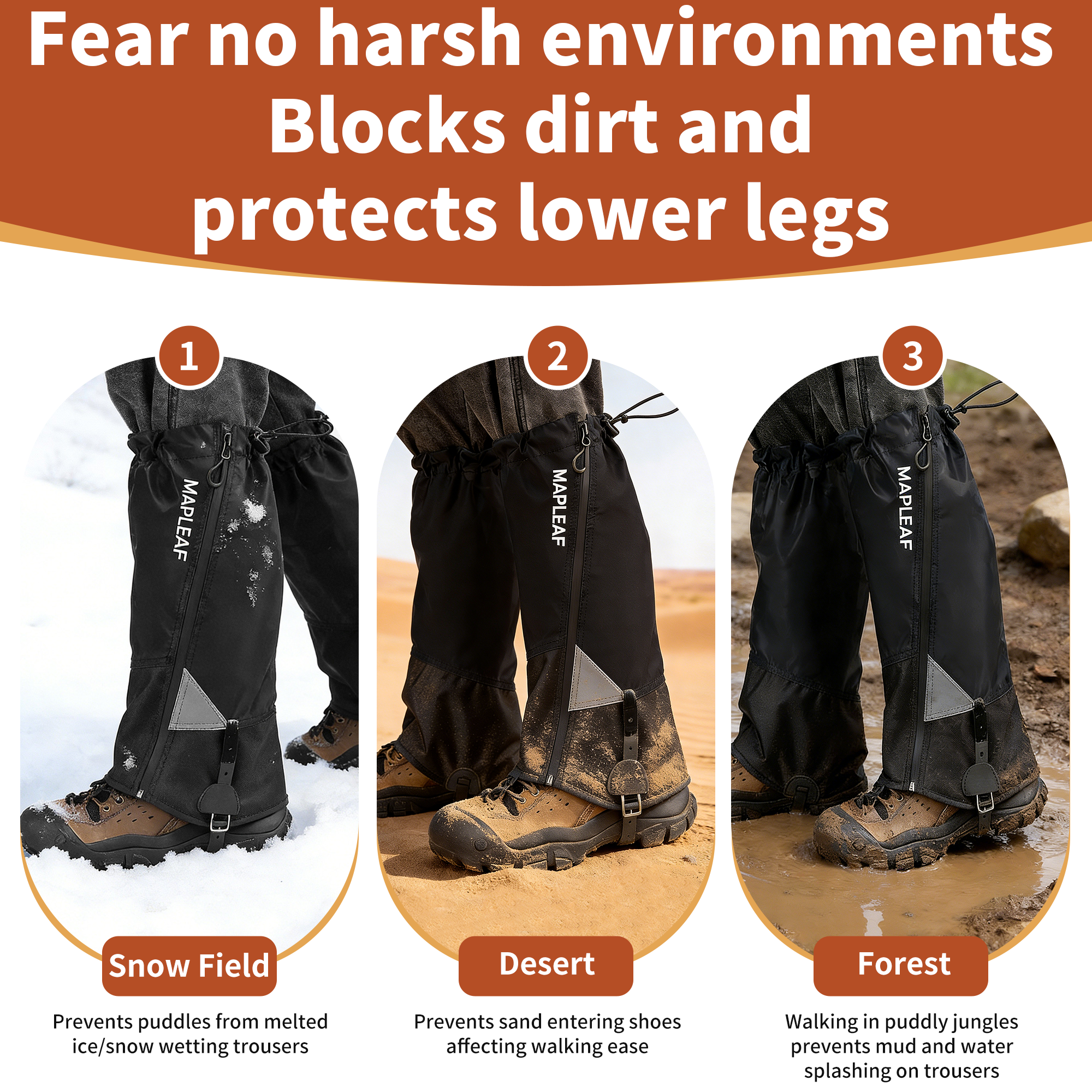 MAPLEAF Waterproof Leg Gaiters – Hunting Fishing Outdoor Bewertung und Preis