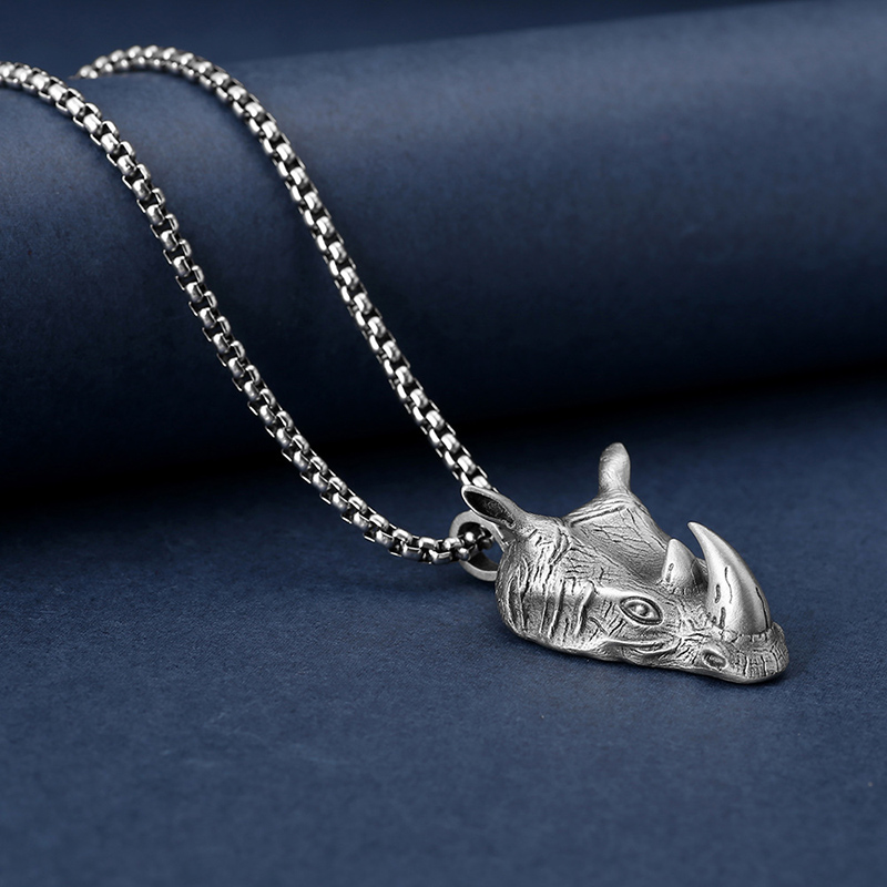 1Pcs Pure Tin Rhino Head Penda – Wildman Hunting & Outdoor Polokwane Photos Bewertung und Preis