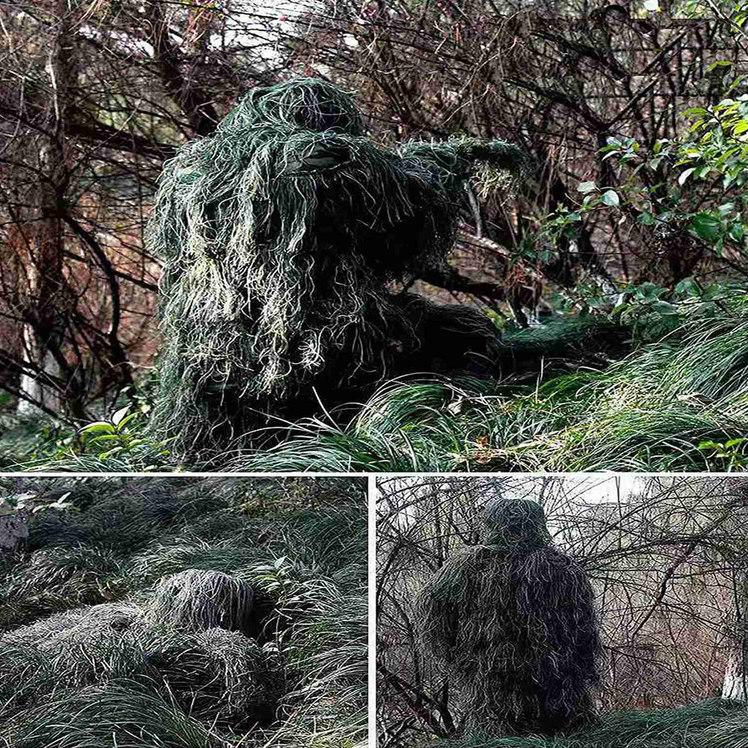 A89Z 5 in 1 Ghillie Suit,3D Ca – Hunting Outdoor Apparel Bewertung und Preis
