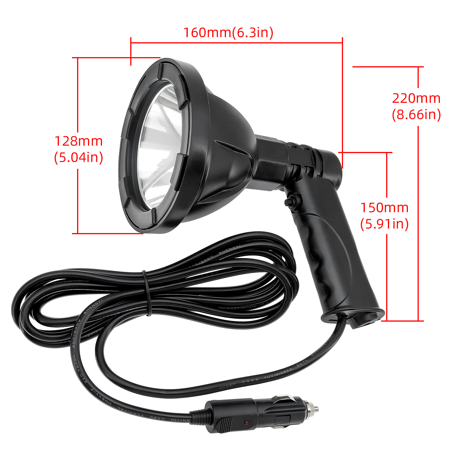 100W 4inch High Power Handheld – Outdoor Hunting Vehicle Bewertung und Preis