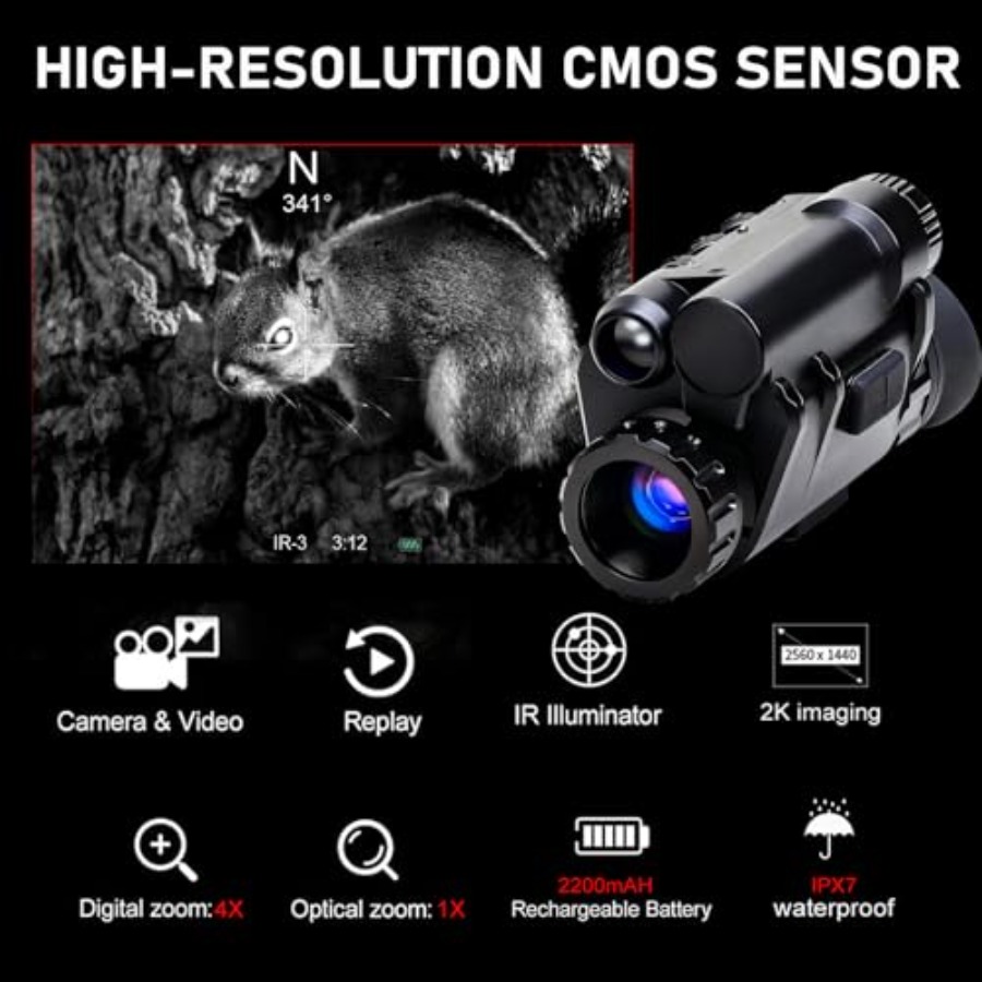 Digital 4X Zoom Night Vision M – Monocular Night Vision Bewertung und Preis