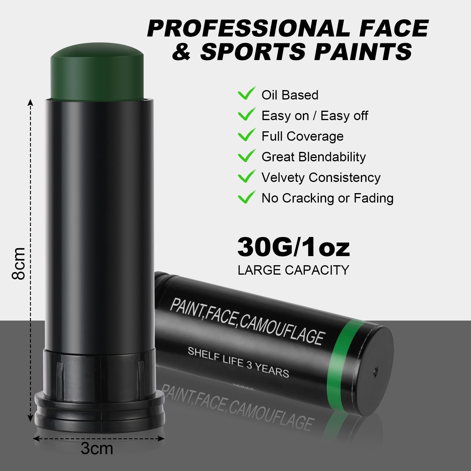 3Pcs Military Woodland Face Pa – Camo Face Paint Bewertung und Preis