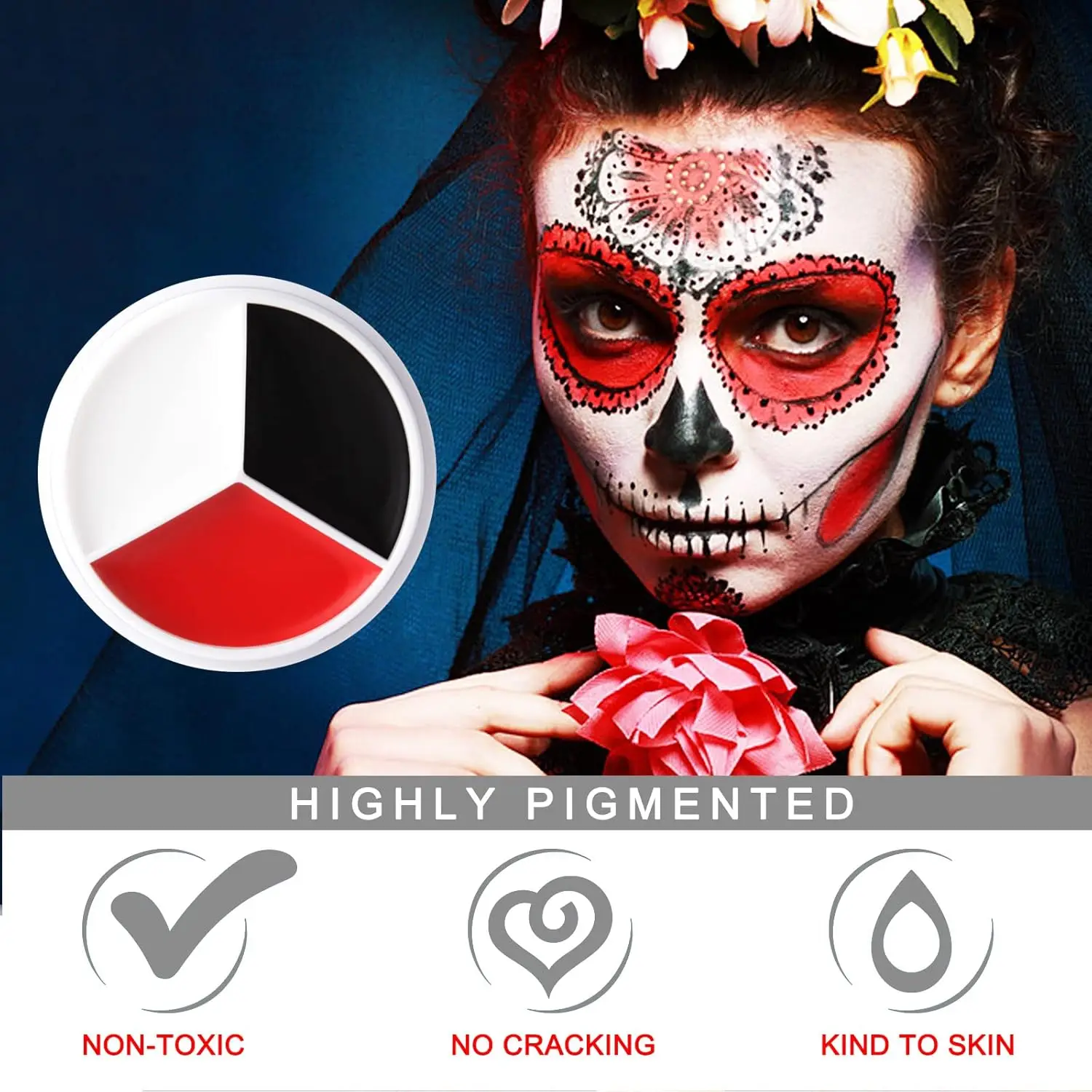 Halloween Makeup Palette Face  – Camo Face Paint Bewertung und Preis