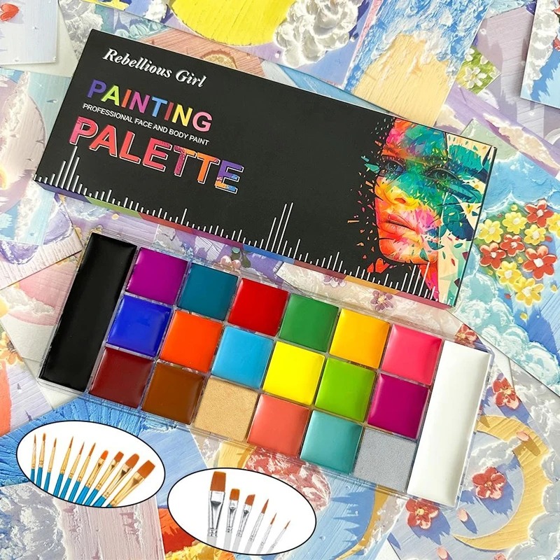 20 Colors Face Body Oil Painti – Camo Face Paint Bewertung und Preis