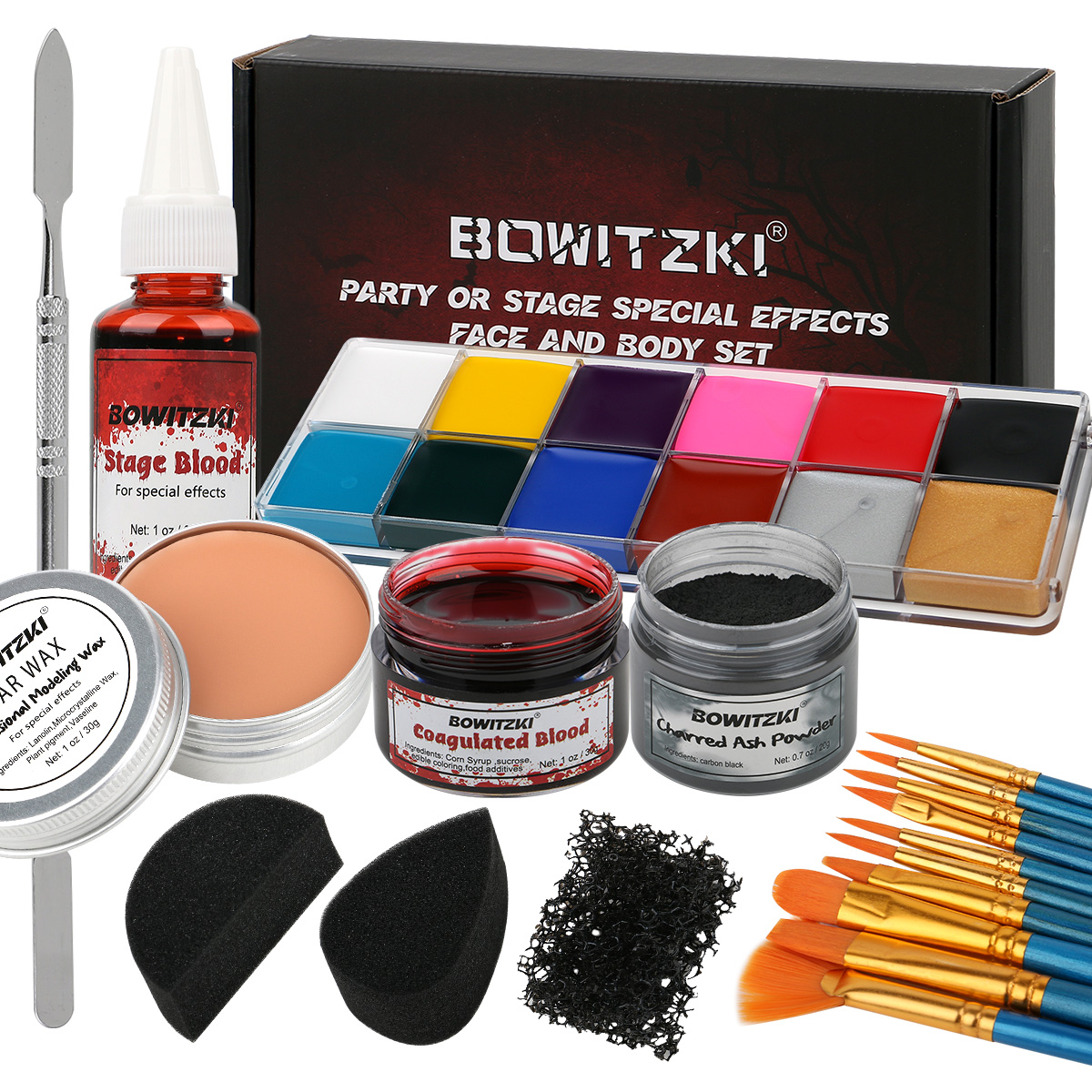 Bowitzki SFX Face Body Paint , – Camo Face Paint Bewertung und Preis