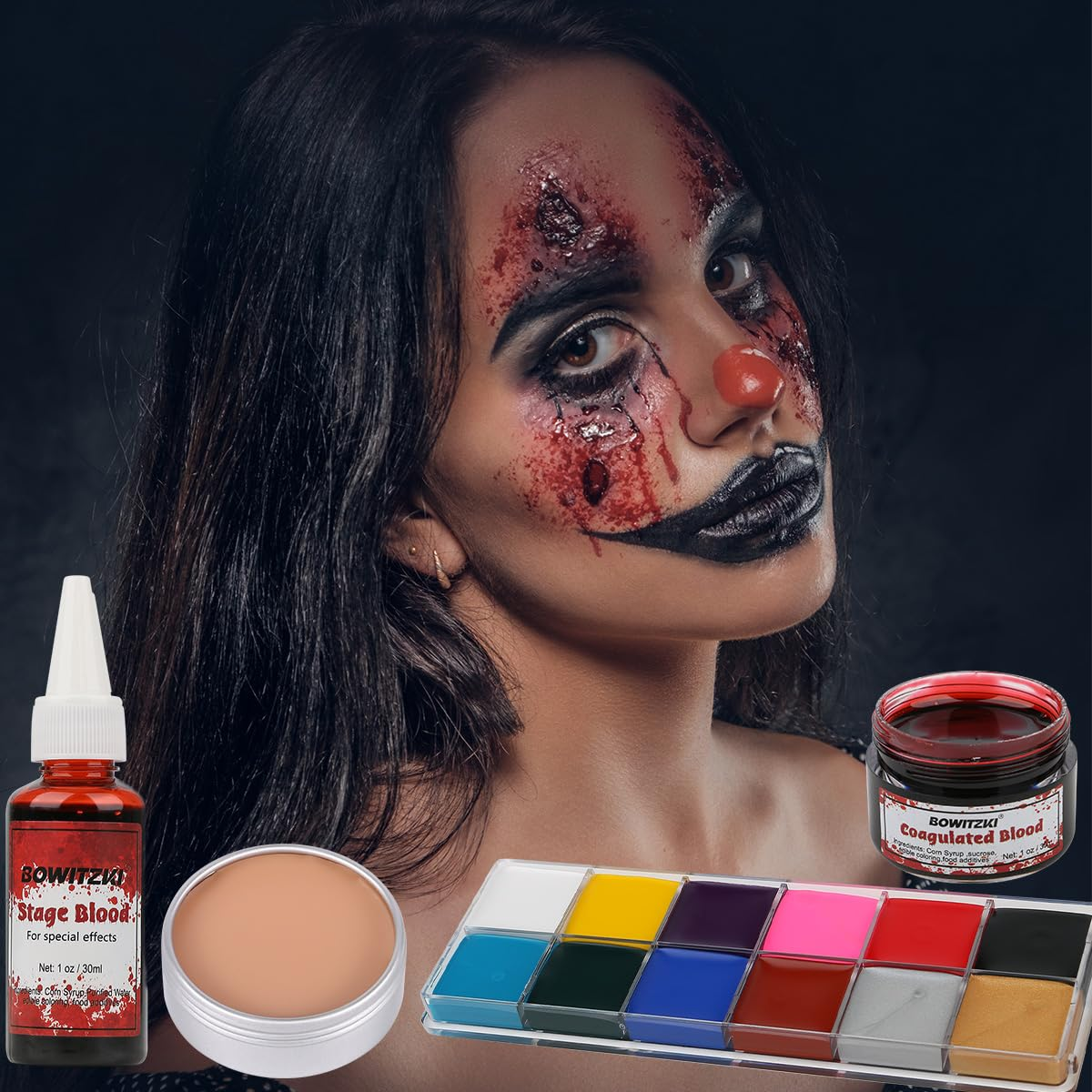 Bowitzki SFX Face Body Paint , – Camo Face Paint Bewertung und Preis
