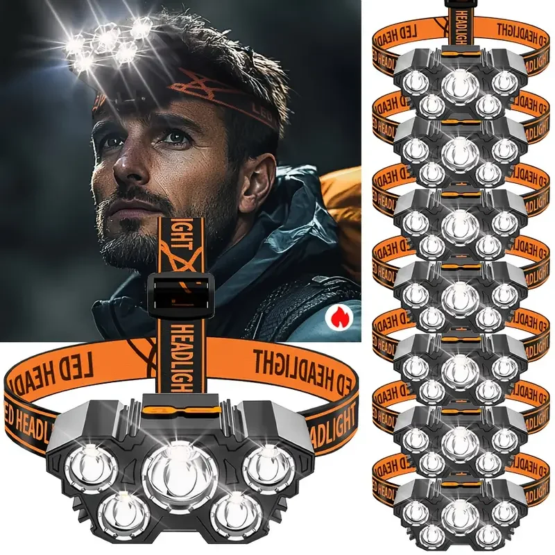 Portable 5LED Outdoor Headlamp – Hunting Fishing Outdoor Bewertung und Preis