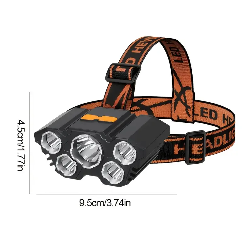 Portable 5LED Outdoor Headlamp – Hunting Fishing Outdoor Bewertung und Preis